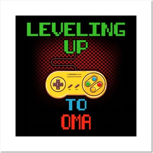 Promoted To OMA T-Shirt Unlocked Gamer Leveling Up Posters and Art